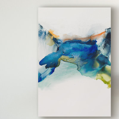 « abstract terrain ii », peinture sur toile tendue