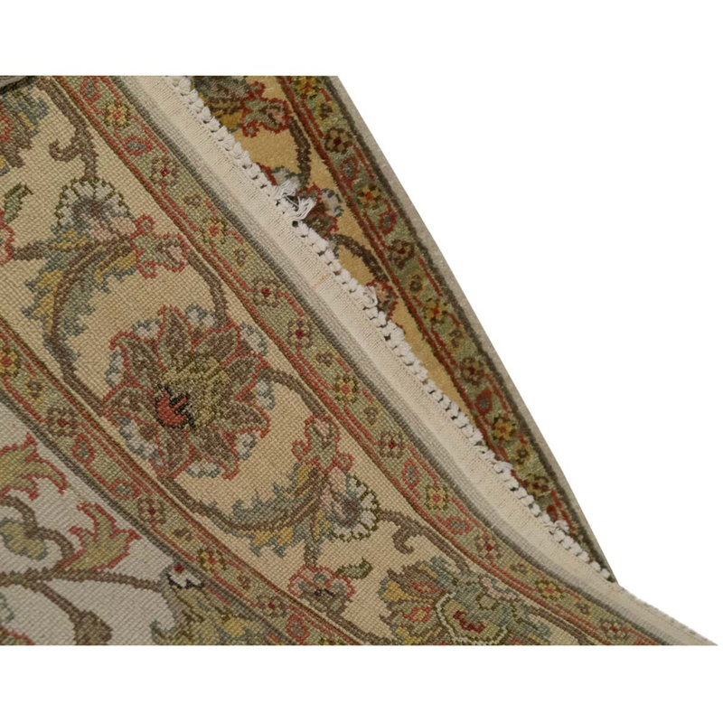 Hand Woven Silk and Wool Oriental Area Rug