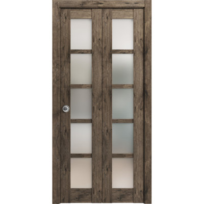 Panelled Wood Quadro Bi-Fold Door