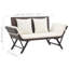 Banc de jardin en acier Eltje-324616181