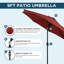 Parasol en porte-à-faux 9 pi-1262536664