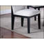 Ensemble de salle à manger moderne 5 pièces avec table ronde et chaises en tissu moelleux, parfait pour les petits espaces et le confort élégant