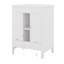 Meuble-lavabo avec tablette réglable et 2 tiroirs-1825136215