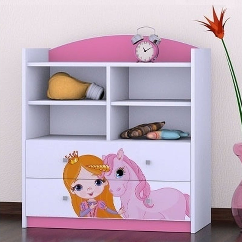 Mariah 96cm H X 86cm W Kids Cube, Pink