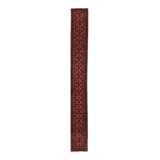 Xaver Oriental Area Rug in Rust