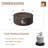 Czinege Round Concrete Propane Fire Pit Table-1543104982