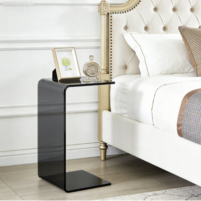 Modern Simple Acrylic Coffee Table,Grey