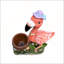 Sculpture de jardin Playful Flamingo avec jardinière intégrée et lumière solaire, ornement de jardin unique pour les présentoirs décoratifs