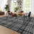 Washable Area Rugs for Bedroom Modern Area Rug for Living Room Contemporary Plaid Non Slip Large Rug Low Pile Stain Resistant Carpet for Playroom Classroom-1637199801-1637061602