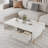 Mid-Century Modern Coffee Table with Double Drawers-1723451471