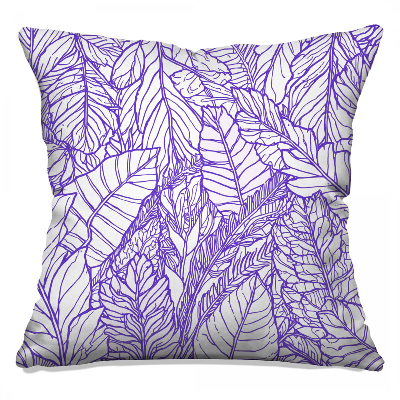 Coussins décoratifs mauves, 18 po x 18 po