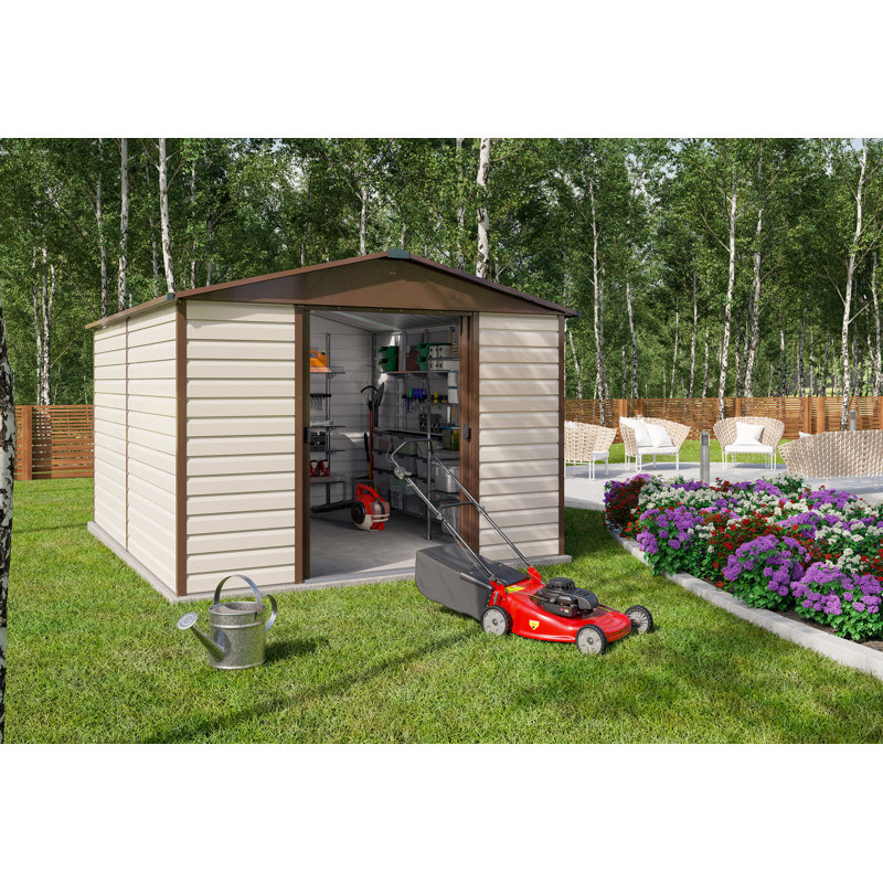 Apex 10 ft. W x 12 ft. D Metal Garden Shed