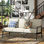 Nakishia Outdoor 3 - Person Patio Sofa With Wicker Back and Thick Cushions
