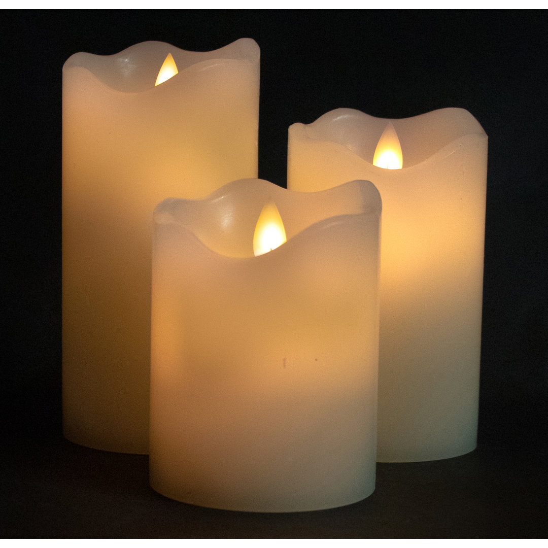 Flameless Pillar Candle The Holiday Aisle®