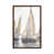 Toile avec cadre en bois brun classique sélectionné