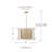 4 - Light Dimmable Drum Chandelier