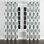 Rideaux modernes pour chambre à coucher - Rideau à œillets gris Calm Diamond Ikat - 1 panneau