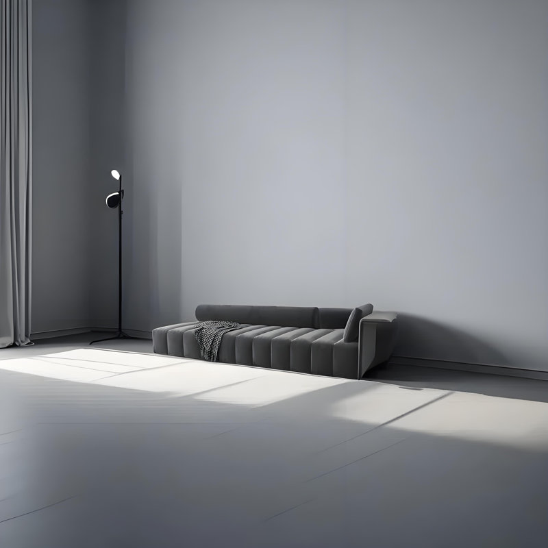 Méridienne moderne, simple et créative pour la maison, Accoudoir à droite (vu de face)