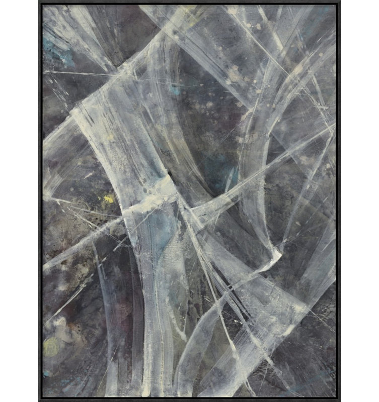 " Glacier V " by Albena Hristova, 16" H x 12" W, Wrapped Canvas, No Mat