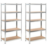Storage Shelves 35.4" x 15.7" x 70.9" MDF