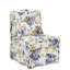 Chaise de salle à manger en flanelle Hilliard Blue
