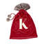Luxury Christmas Sack with Monogrammed Letter K