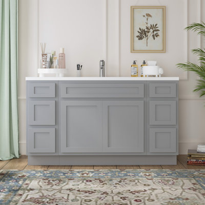 Base de meuble-lavabo simple 60 po seulement