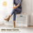Burlington 8 Pairs Shoe Storage Bench with 2 Flip Drawers for Entryway-1409247596