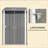 Lockable Storage Sheds, Steel Compact Modern Lean To For Garden Home