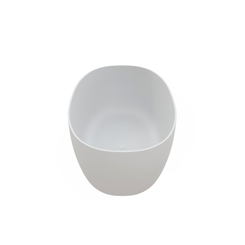 59" Solid Surface Soaking Bathtub