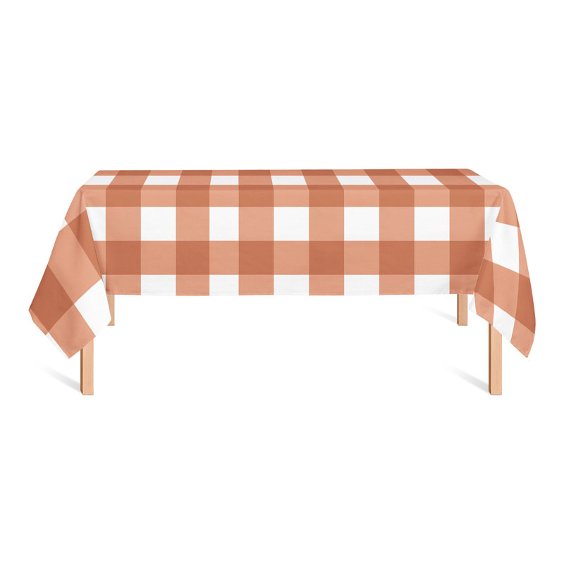 Nebraska Check Tablecloth