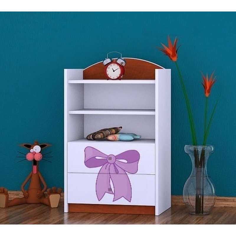 Rhiannon 96cm H X 60cm W Kids Cube, Brown