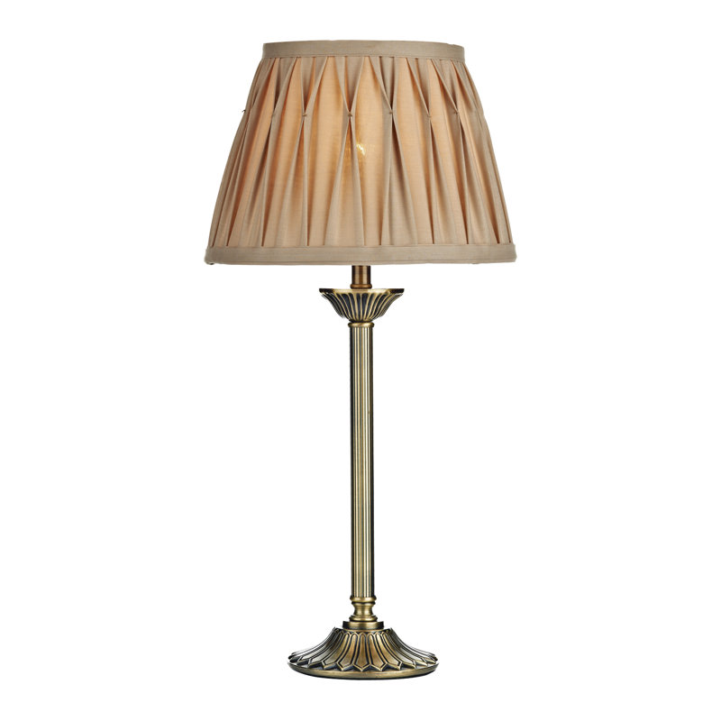 Belvidere Metal Buffet Lamp, Antique Brass