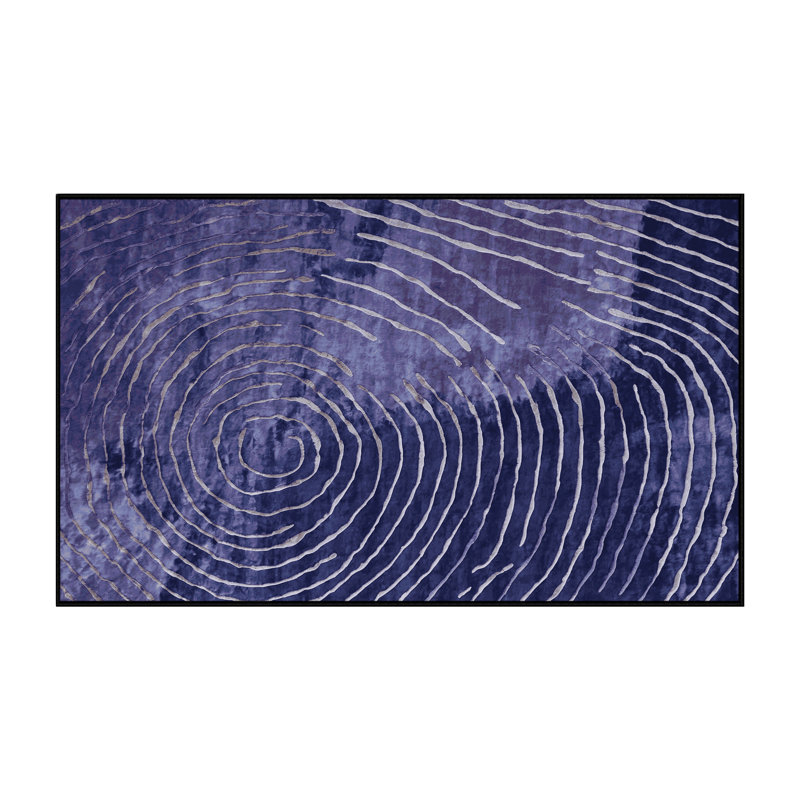 Machine Washable Gray Area Rug, Runner 2' x 5'