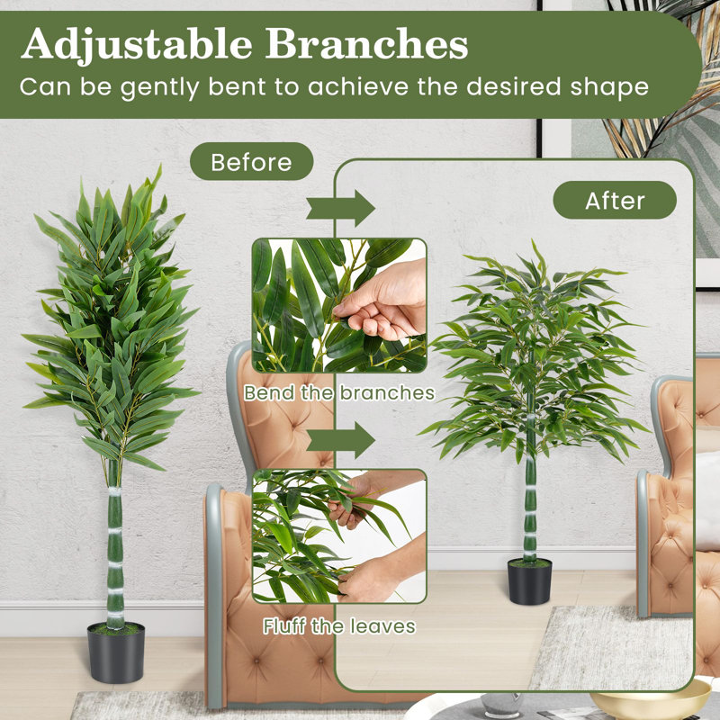 125cm Faux Bamboo Plant