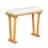 Modern Solid Wood Dining Table – Space-Saving Design