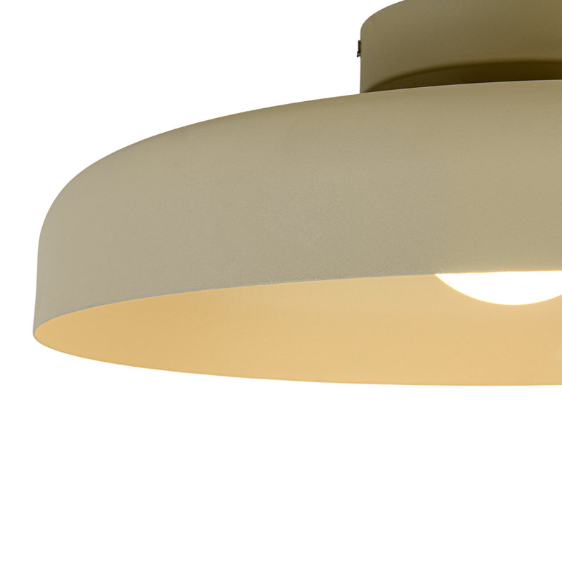 1-Light Dome LED Semi Flush Mount