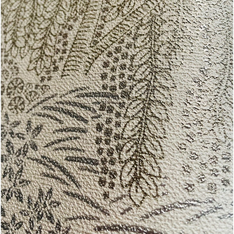 Papier peint blanc Willow Whisper, Blanc