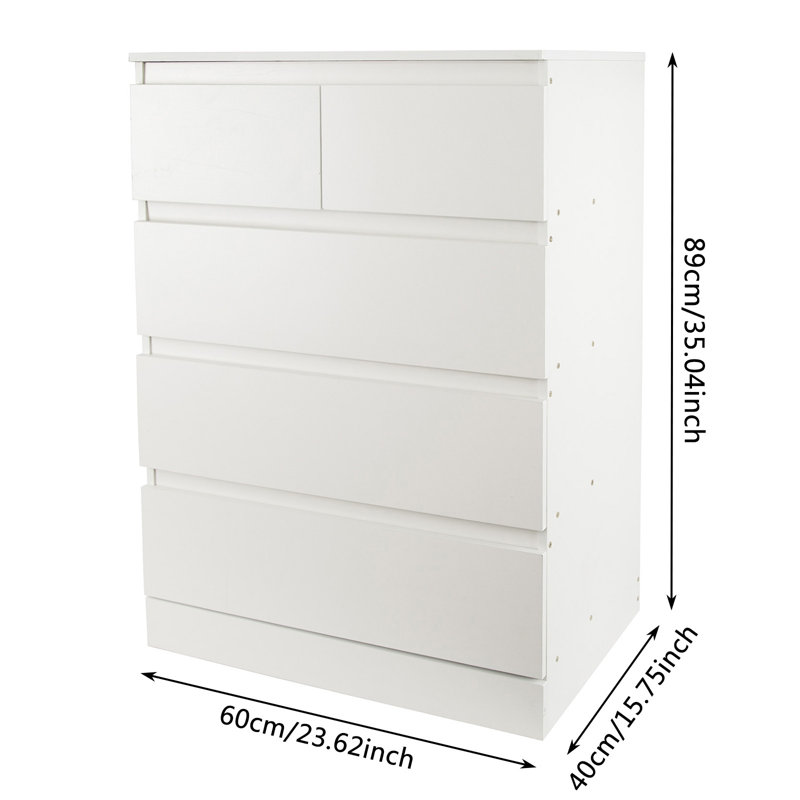 5 -Drawer Square Accent Cabinet