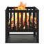 Trafalgar Fire Pit 40x40x40 cm Steel