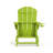 HDPE Outdoor Foldable Adjustable Back Adirondack Chair with Cup Holder-1525997671