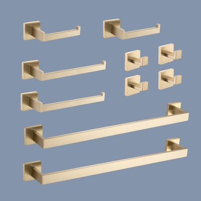 10 - Piece Bathroom Hardware Set