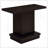 Fiona Cappuccino Engineered Wood Pedestal Console Table