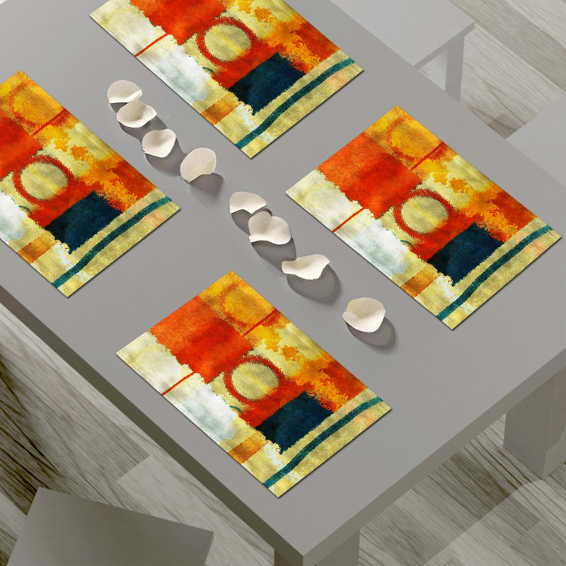 Polyester Abstract Placemat