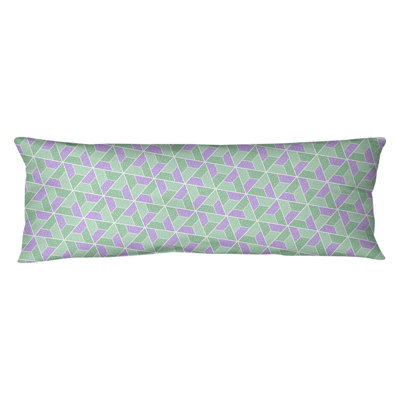 Coussin lombaire géométrique