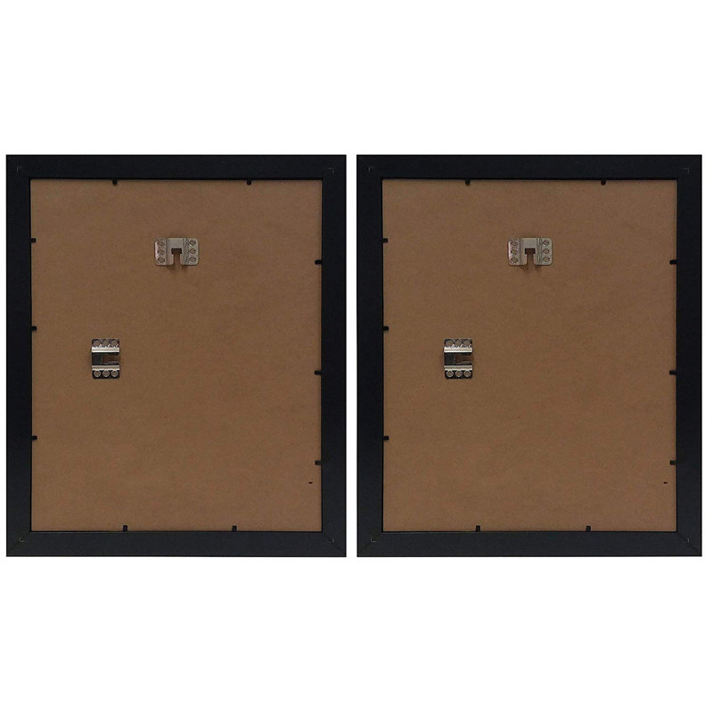 Wood Beveled Picture Frame, Black