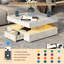 Coralynne Charvez coffee table with storage space