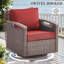 Ensemble de conversation pour 7 personnes avec 4 chaises pivotantes Arundel-1235122018