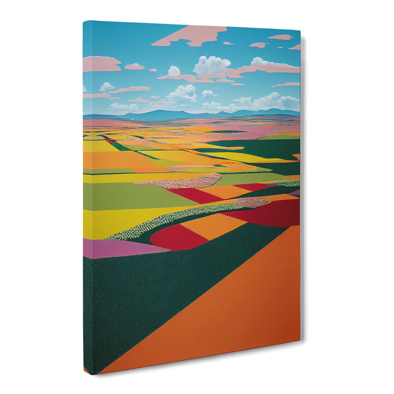 Comburg Spring Landscape Painting Vol.1 - Wrapped Canvas, 50cm H x 35cm W
