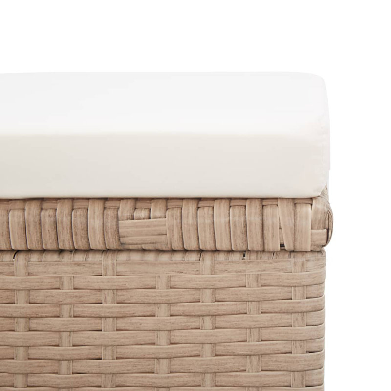 Repose-pieds d'extérieur Boroff, Beige